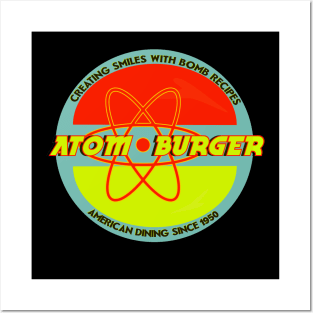 Atom Burger Posters and Art